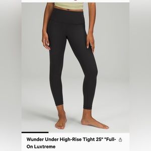 Wunder under high rise luxtreme 25” size 16